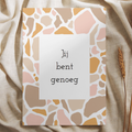 'Jij bent genoeg’ – Quote Ansichtkaart