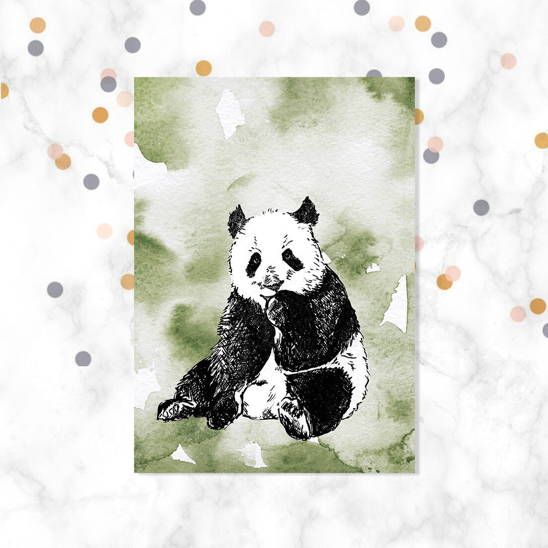 Panda – Ansichtkaart