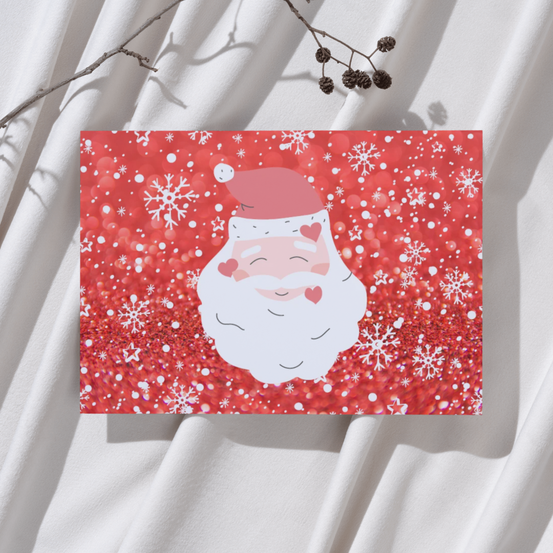 Kerstman liefs - Ansichtkaart