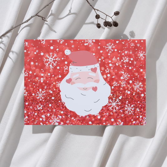 Kerstman liefs - Ansichtkaart