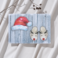 Kerstmuts en pantoffels - Kerst Ansichtkaart