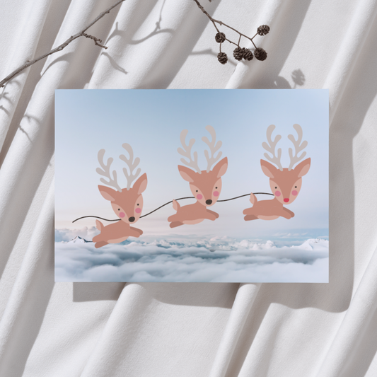 Rendieren - Kerst Ansichtkaart