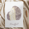 'Knuffel!’ Egels – Ansichtkaart