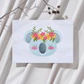 Koala Bloemenkrans – Ansichtkaart