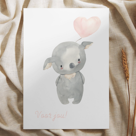 'Voor jou!' - Koala Ansichtkaart