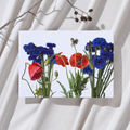 Korenbloemen en klaprozen - Ansichtkaart