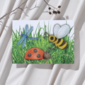 Libelle, hommel en lieveheersbeestje - Insecten Ansichtkaart
