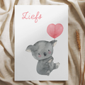 'Liefs' - Koala Ansichtkaart