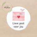 'Lieve post voor jou' - Set van 10 Stickers