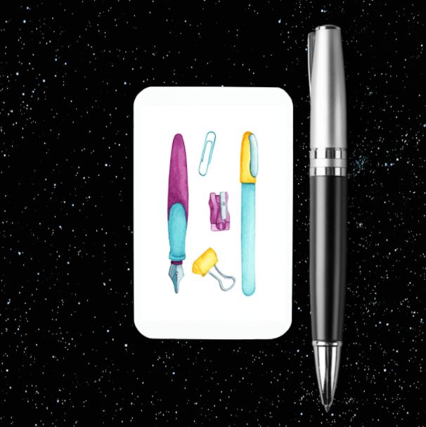 Stationery kantoorartikelen - Minikaartje