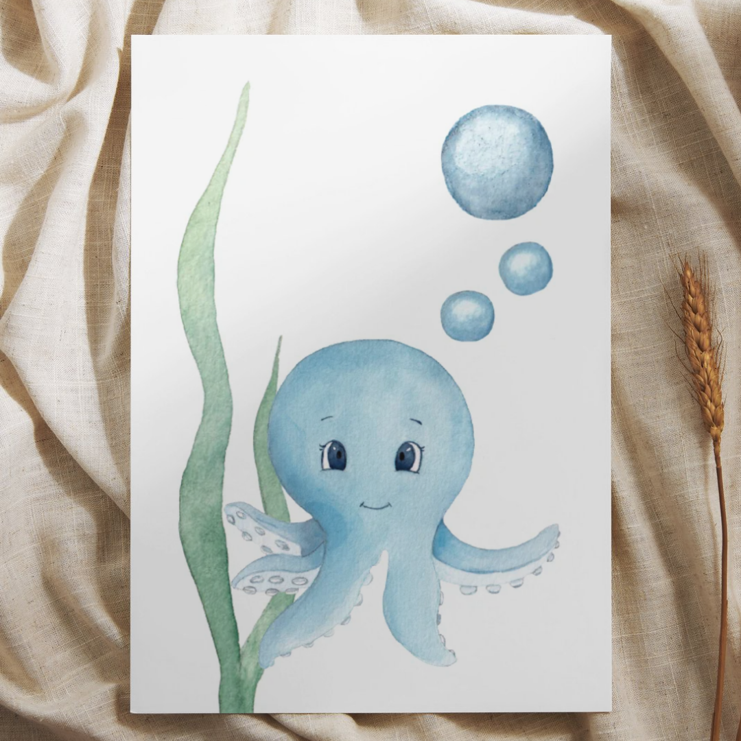 Octopus - Ansichtkaart