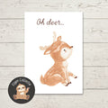 'Oh deer' - Hert Ansichtkaart