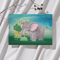 Olifant in Bos – Ansichtkaart