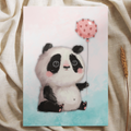 Panda met Ballon - Ansichtkaart