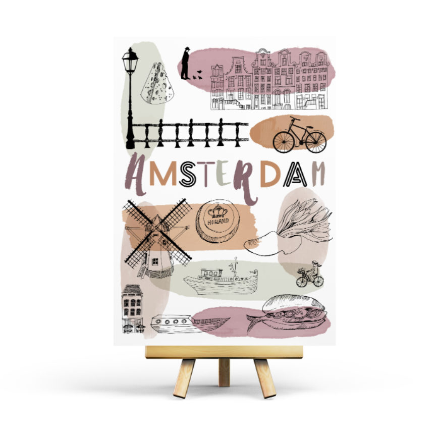 'Amsterdam’ – Holland Ansichtkaart