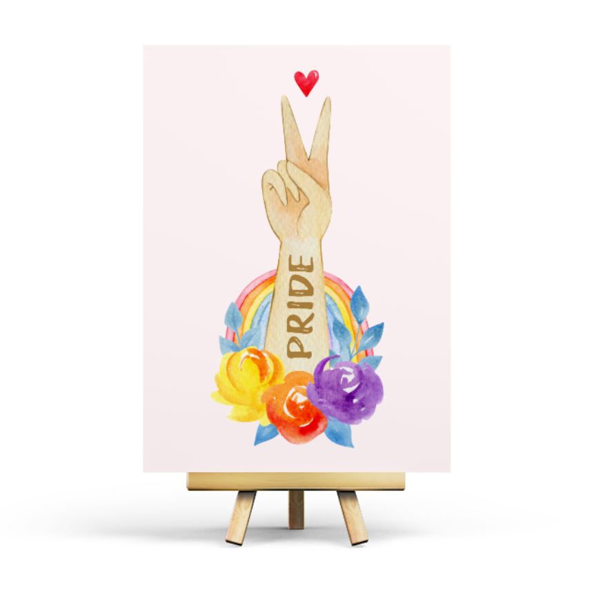'Pride’ Peace – Ansichtkaart