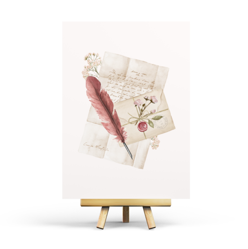 Brief schrijven – Ansichtkaart