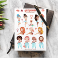Girl Power - Stickervelletje