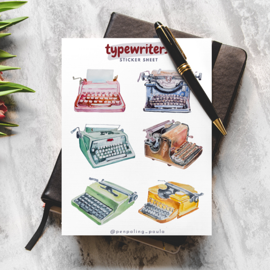 Typemachines - Stickervelletje