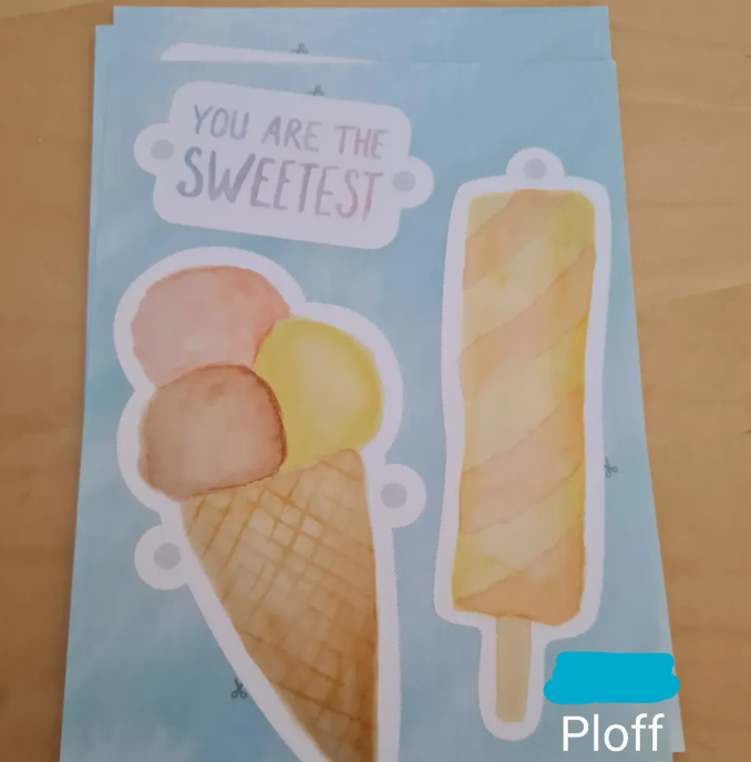 'You are the sweetest’ – IJsjes Ansichtkaart