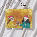 Proostende Vrouwen - Kerst Ansichtkaart