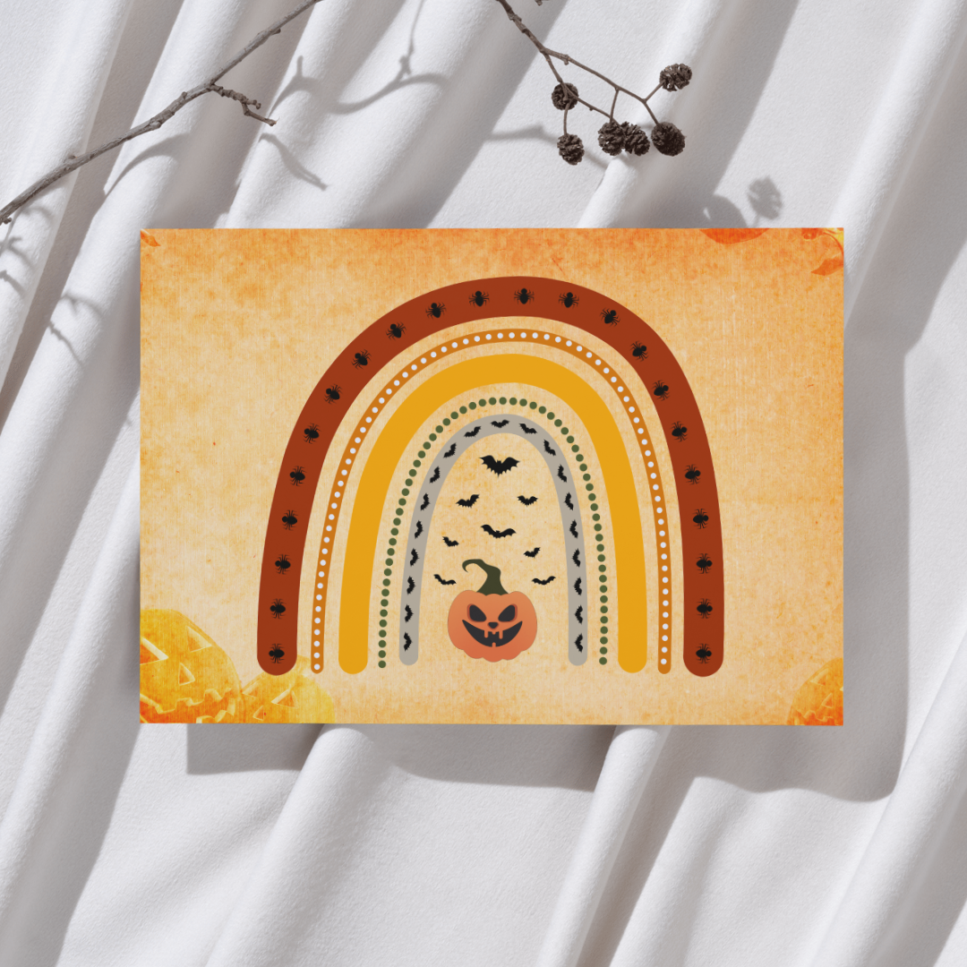 Halloween – Regenboog Ansichtkaart