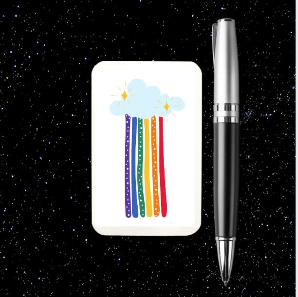 Regenboog - Minikaartje