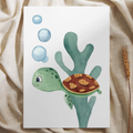 Schildpad - Ansichtkaart