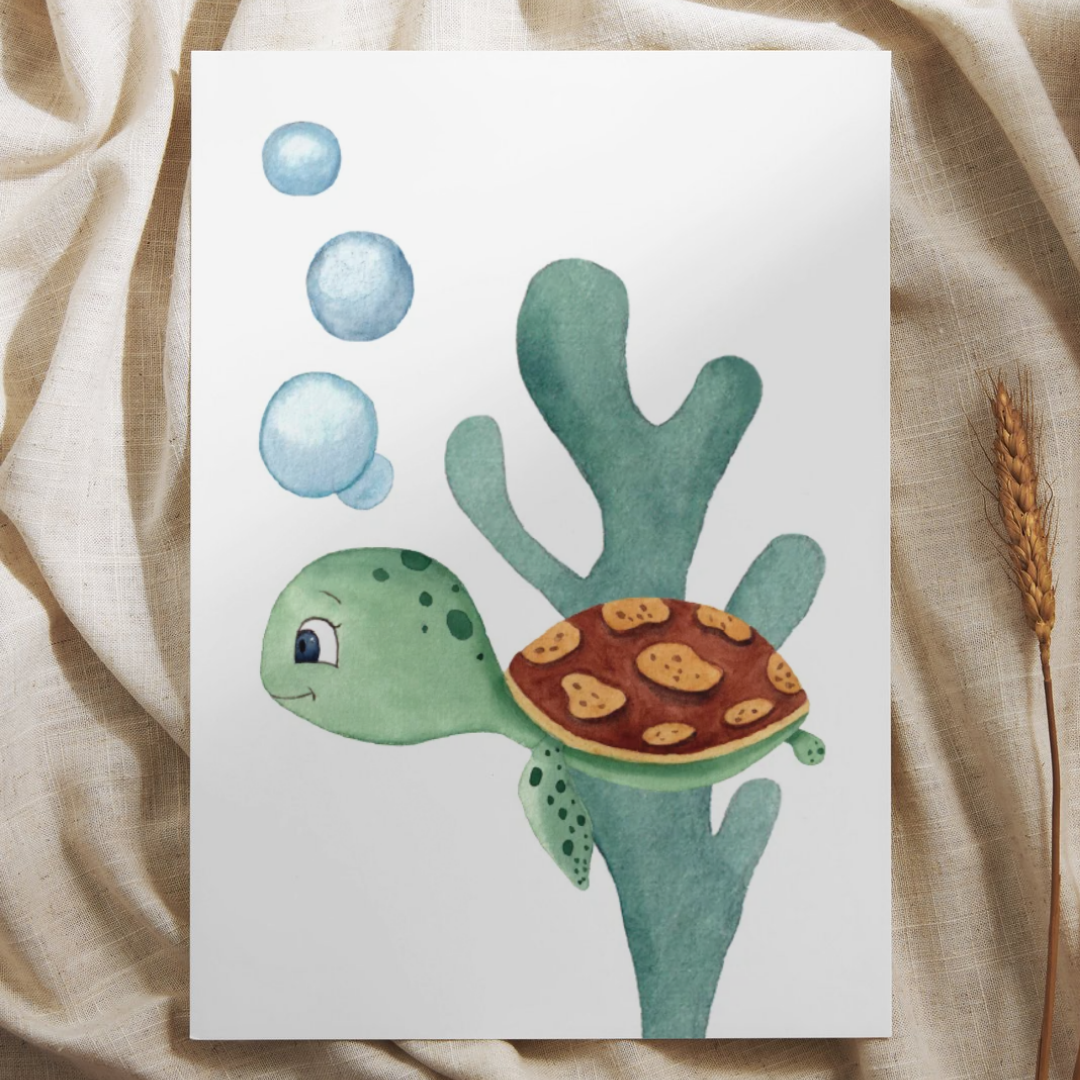 Schildpad - Ansichtkaart
