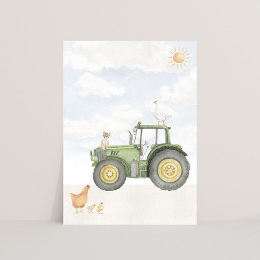 Tractor - Ansichtkaart