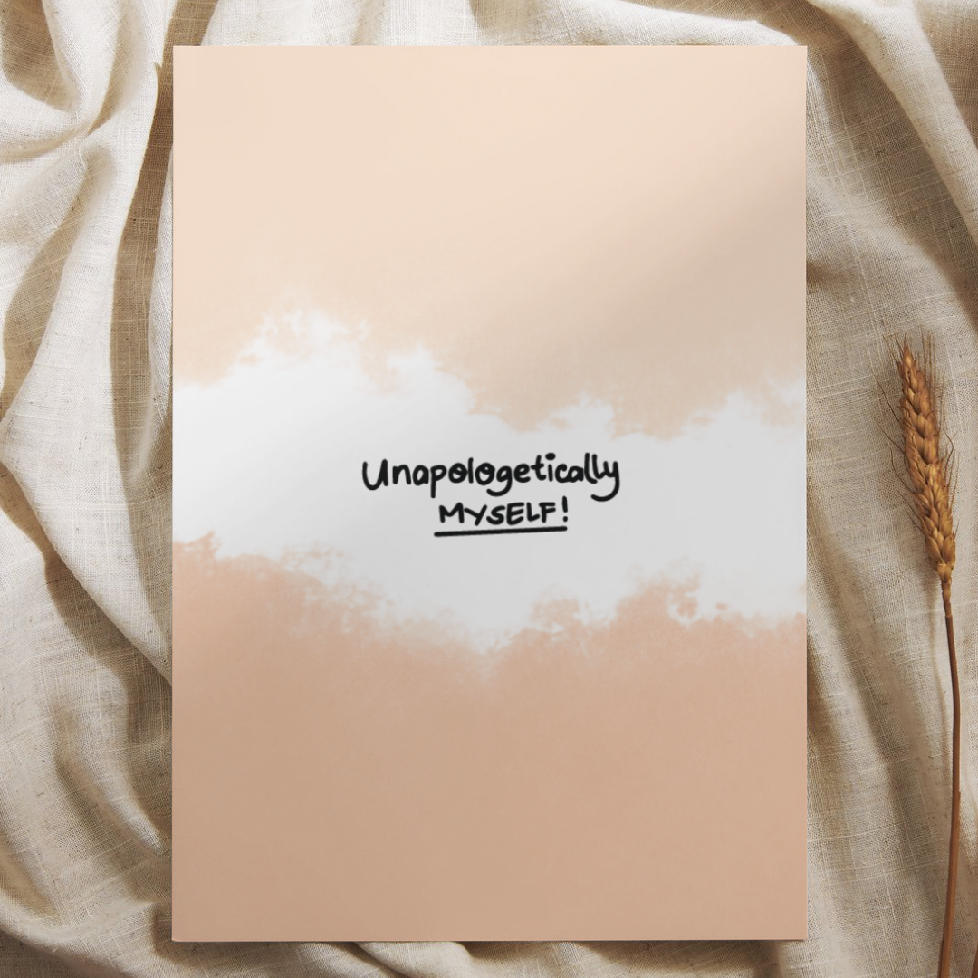 'Unapologetically myself' - Quote Ansichtkaart