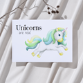 'Unicorns are real’ – Eenhoorn Ansichtkaart