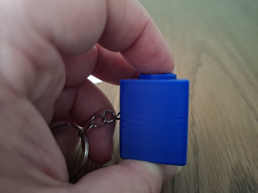 Legoblokje - Fidget Sleutelhanger