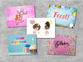 Verjaardag - Set van 5 Ansichtkaarten