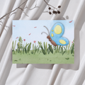 Vlinder en gras – Ansichtkaart