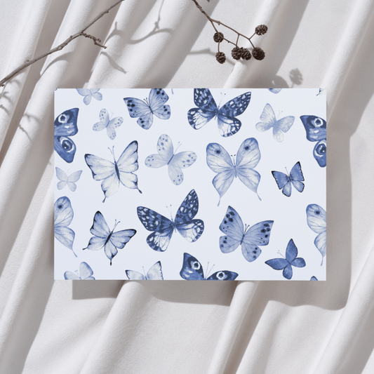 Vlinders Delftsblauw - Ansichtkaart