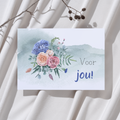 'Voor jou!' Bloemen - Ansichtkaart