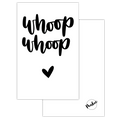 'Whoop whoop' - Klein kaartje