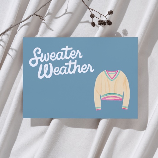 Winter sweather weather - Ansichtkaart