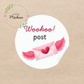 'Woohoo! Post' - Set van 10 Stickers